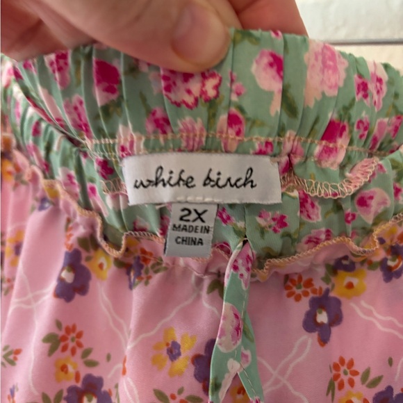 Multicolored Boho patchwork, floral maxi skirt - Picture 6 of 6